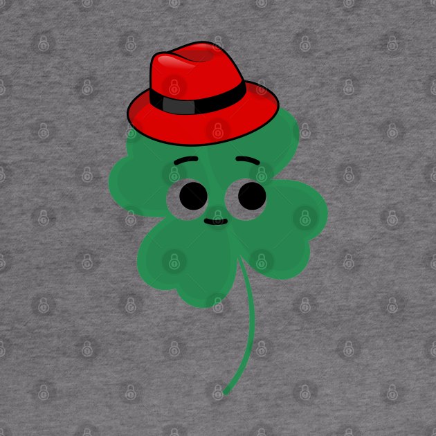 Nervous clover leaf on St. Patrick's Day by Eveline D’souza